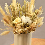 Soothing Mixed Preserved Flowers Designer Vase