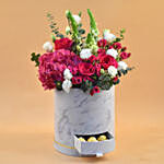 Ravishing Mixed Flowers & Ferrero Rocher Drawer Box
