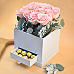 Graceful Roses & Ferrero Rocher Drawer Box