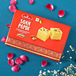 Sneh Meenakari Rakhis With Soan Papdi & Cashews