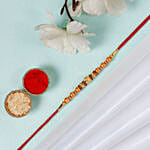 Sneh Rose Gold Rakhi & Almonds