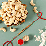 Sneh Rose Gold Rakhi & Cashews