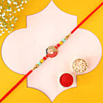 Sneh Colourful Pearls Rakhi & Ferrero Rocher Box