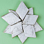 Sneh Trendy Flower Rakhi & Kaju Katli