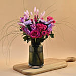 Enchanting Mixed Flowers Vase