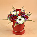 Ravishing Mixed Flowers Red Box