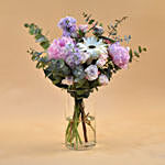 Refreshing Mixed Flowers Cylindrical Vase