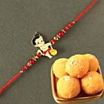 Sneh Holy Ganesha Kids Rakhi with Motichoor Laddoo