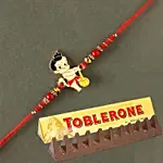 Sneh Holy Ganesha Kids Rakhi with Toblerone