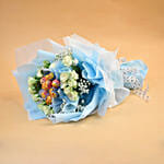 Beautifully Wrapped Roses & Chupa Chups Bouquet