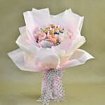 Pink Spray Roses & Chupa Chups Bouquet