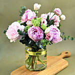 Refreshing Mixed Flower Cylindrical Vase