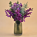 Majestic Flowers Designer Vase
