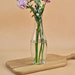 Peony & Ornithogalum Bottle Vase