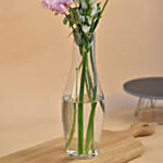 Peony & Ornithogalum Bottle Vase