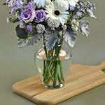 Soothing Mixed Flowers Vase