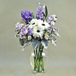 Soothing Mixed Flowers Vase