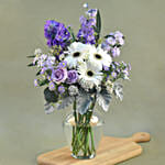 Soothing Mixed Flowers Vase