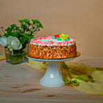 Butter Sponge Cake With Ferrero Rocher