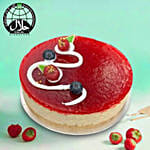 Raspberry Cheese Halal Cake