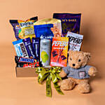 Choco Nuts Treats Gift Hamper With Teddy