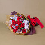 Xmas Red Roses Bouquet