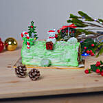 Xmas Pandan Log cake 500gm