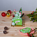 Xmas Pandan Log cake 500gm