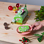 Xmas Pandan Log cake 500gm