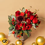 A Christmas Confetti Arrangement