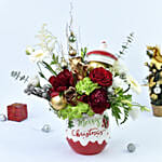 Merry And Joyous Christmas Flowers