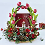 Seasons Greetings Flowers And Chocolates