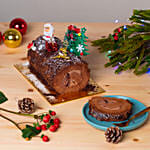 Xmas Chocolate Log Cake 500G