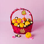 New Year Prosperity Wishes Basket