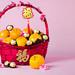 New Year Prosperity Wishes Basket