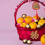 New Year Prosperity Wishes Basket