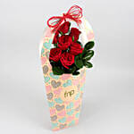 Red Roses In FNP Heart Sleeve