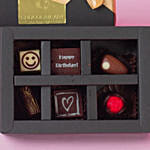 Artistic Happy Birthday Chocolate Box- 6 Pcs