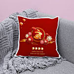 Chinese New Year of The Rabbit Printed Cushion & Mug