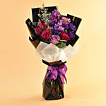 Alluring Mixed Flowers Hand Bouquet