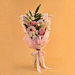 Dignified Mixed Flowers Bouquet with I Love You Balloon Set