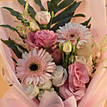 Dignified Mixed Flowers Hand Bouquet