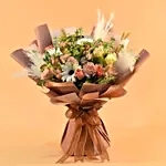 Glamorous Blooms Bouquet with Birthday Balloon Set