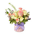 Mesmerising Floral Charm Arrangement with I Love You Balloon Set
