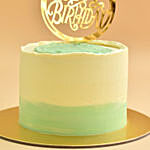 Designer Cake with Happy Birthday Topper