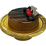 Red Roses Love Bunch With Chocolate Cake