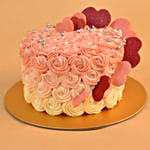 Pink Valentines Day Fairy Cake