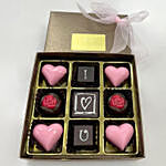 9 Pcs Assorted Chocolate Box For Valentine