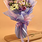 Mixed Flowers & Ferrero Rocher Hand Bouquet