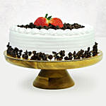 Black Forest Happy Birthday Cake With Candles